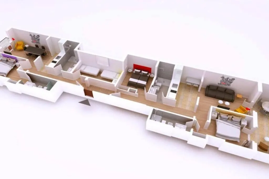ברצלונה Very Spacious Eixample 4Bd 4Ba Apartment ספרד